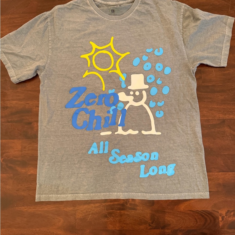 PacSun Gray 'Zero Chill' T-Shirt NWOT